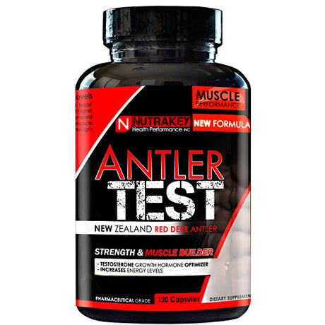 NutraKey Red Deer Antler Test, 120 Capsules (4133571199010)