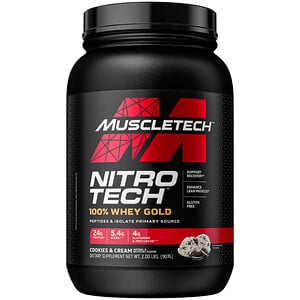MuscleTech Nitro Tech 100% Whey Gold, 2lbs - 28 Servings
