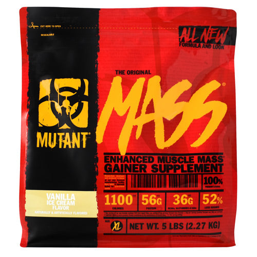 Mutant Mass, 5lbs - 16 Servings (Comes With a Free Shirt)