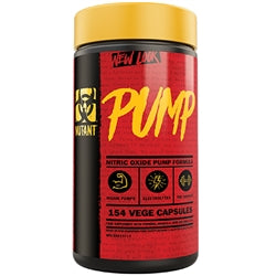 Mutant Pump, 154 capsules + Free Mutant Hardcore Shaker