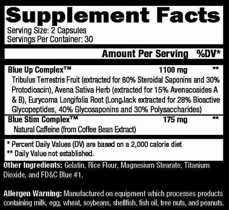 Controlled Labs Blue Up, 30 Servings Testosterone Boosters Controlled Labs 