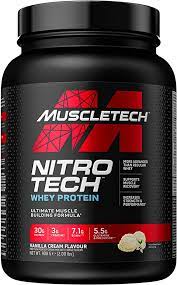 MuscleTech Nitro Tech Whey Protein, 2lbs - 23 Servings
